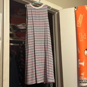 A striped colorful dress!